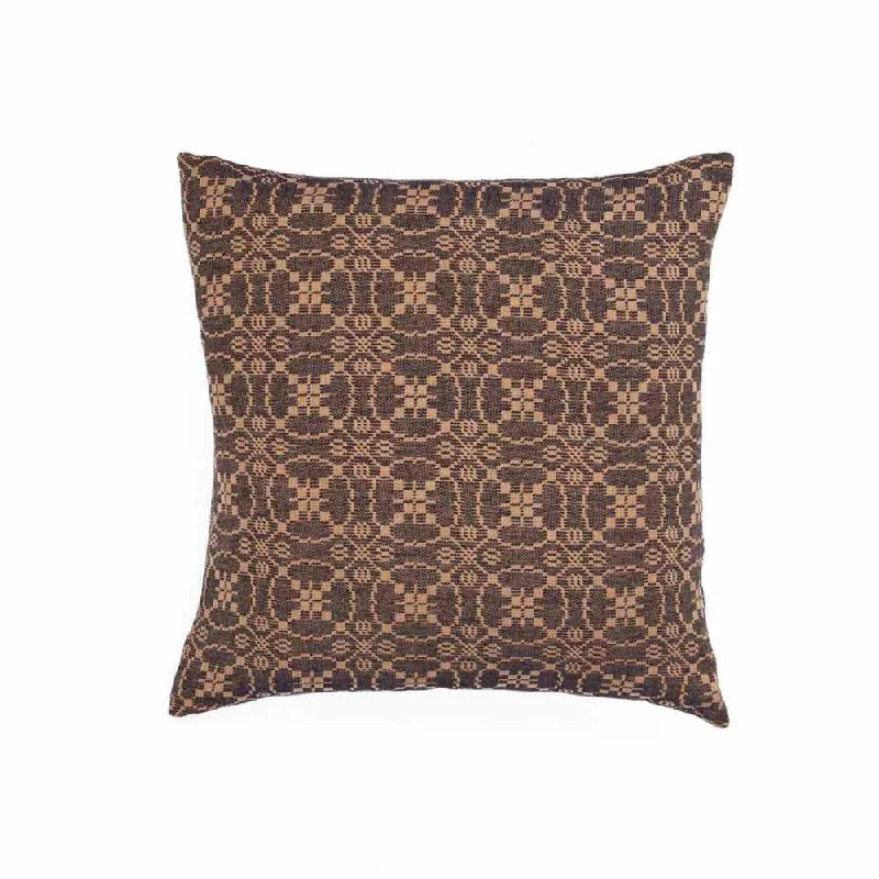 Travel Pillows for Long JourneysBlack Tan Marshfield Jacquard Pillow Cover PC106011