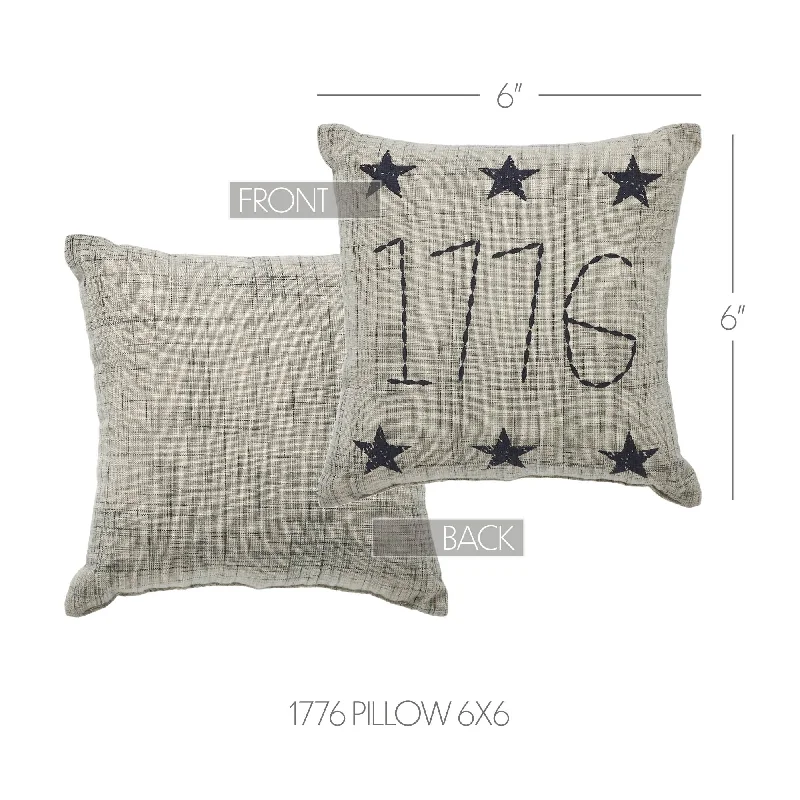 Plush Pillows for a Cozy BedMy Country 1776 Pillow 6x6