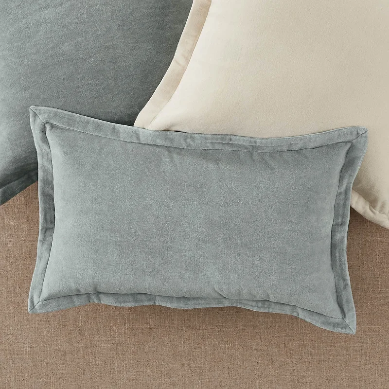 Firm Pillows for Side SleepersVelvet Pillow Cover 12" x 20" Mist  Set of 4 Park Designs