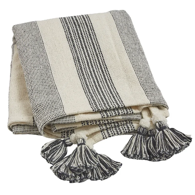 Square Pillows for Modern Home DecorRaven Stripe Throw - Park Designs