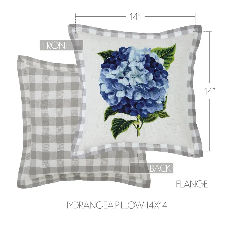 Plush Pillows for a Cozy BedFinders Keepers Hydrangea Pillow 14x14