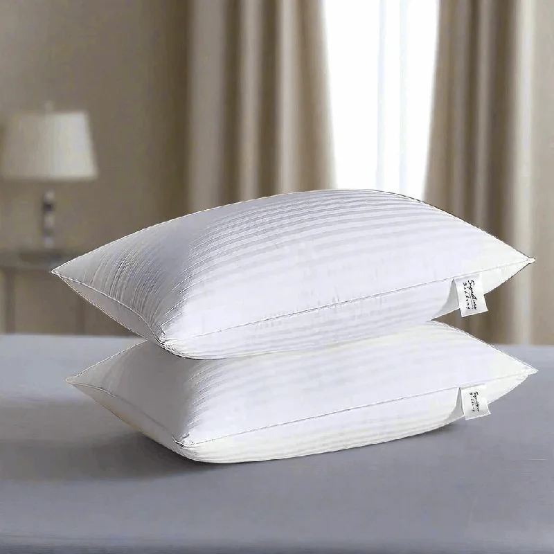 Pregnancy Pillows for Expectant MothersHotel Quality Stripe Pillows Soft Support Bounce Hollowfibre Pillow pack of 1, 2, 4