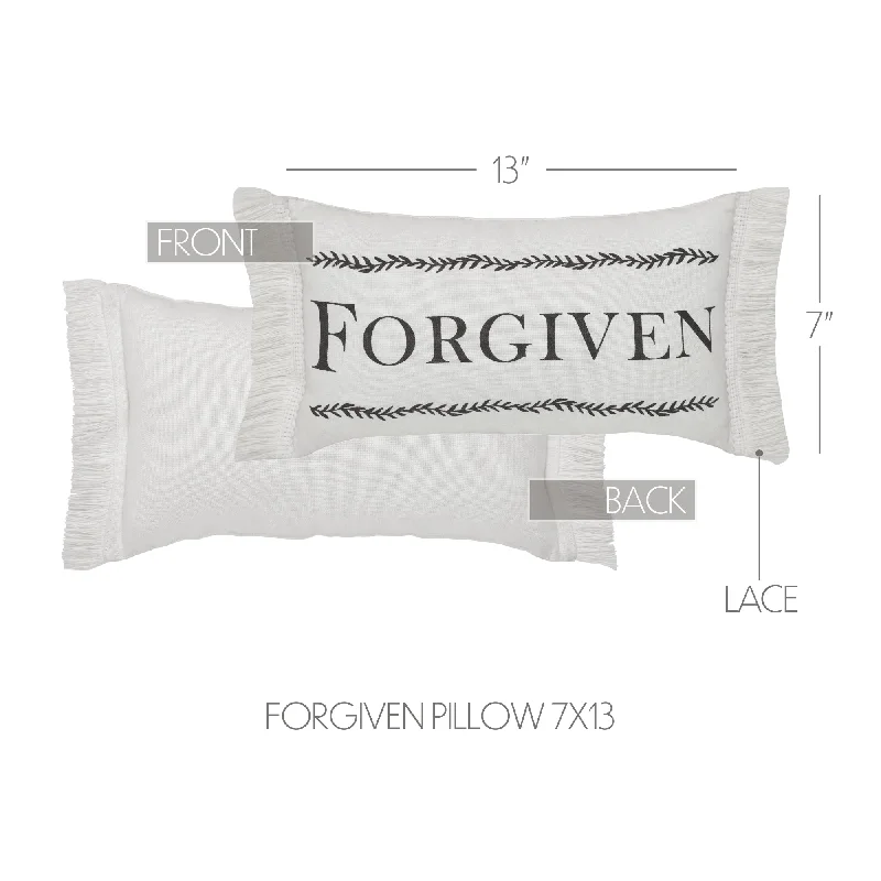 Travel Pillows for Long JourneysRisen Forgiven Pillow 7x13