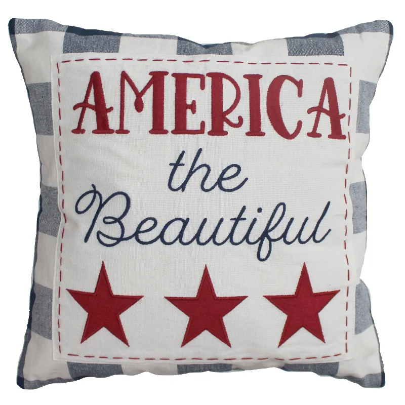 Travel Pillows for Long JourneysAmerica the beautiful Pillow 14”x14” PL000058