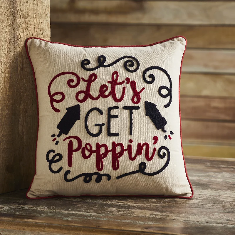 Cooling Pillows for Hot SleepersLet's Get Poppin Pillow 18x18