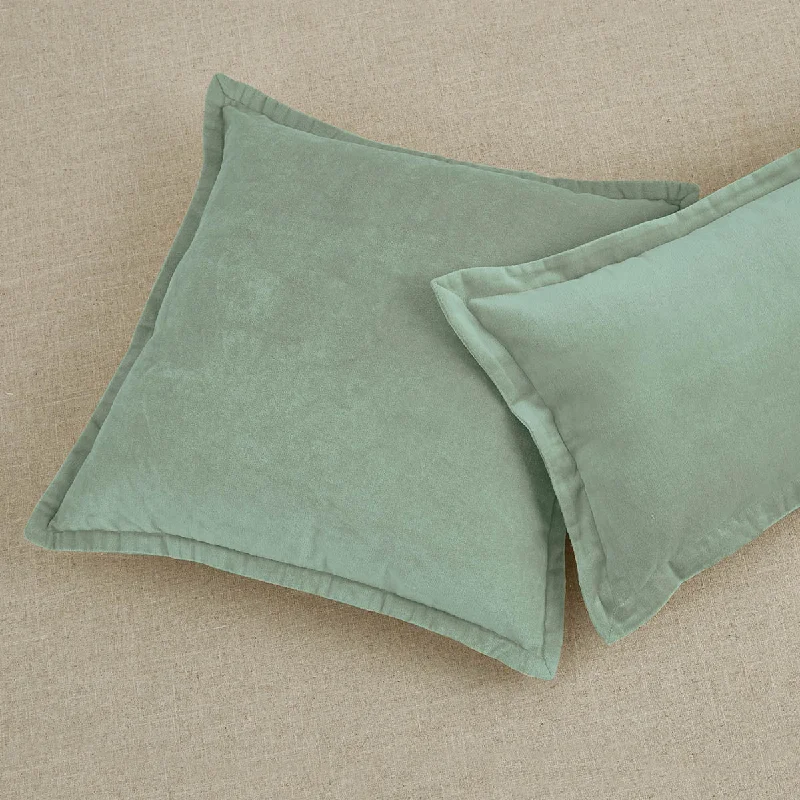 Hypoallergenic Pillows for Allergy SufferersVelvet Pillow Cover Seafoam Set of 4 Park Designs