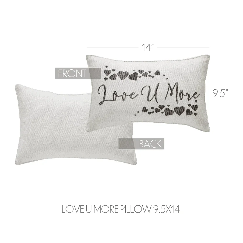 Down Alternative Pillows for Ethical ChoicesFinders Keepers Love U More Pillow 9.5x14