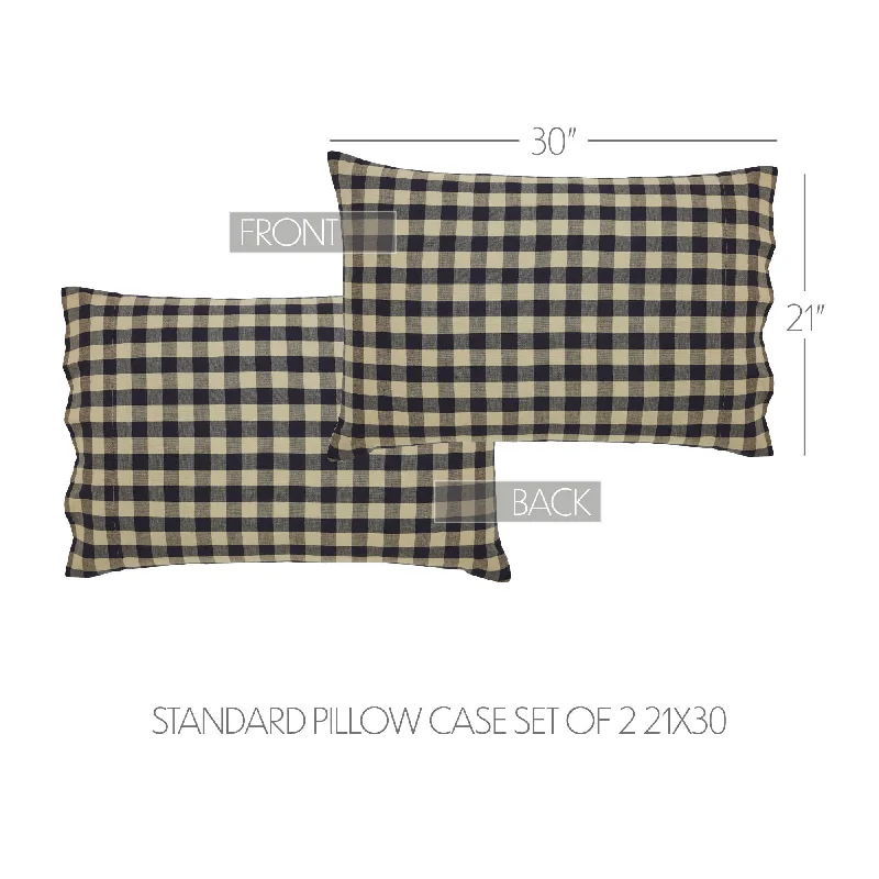 Square Pillows for Modern Home DecorMy Country Standard Pillow Case Set of 2 21x30