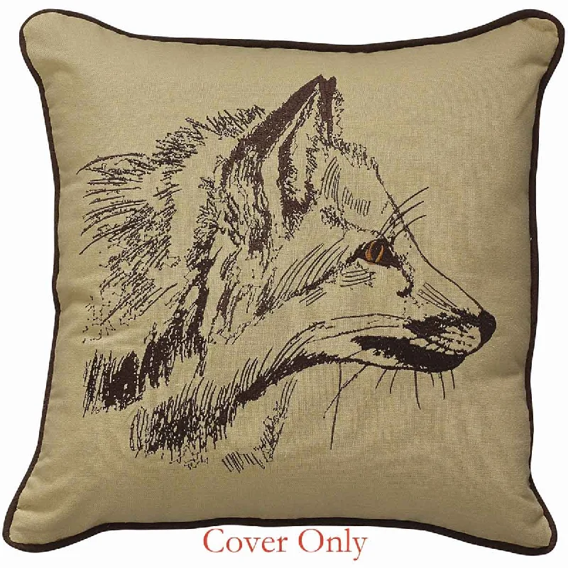 Feather Pillows for a Luxurious SleepFox Embroidered 20 Pillow Cover Set of 4 - Park Designs