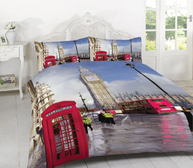 Microfiber duvet covers that are affordable and easy to care for3D Duvet Sets London New York Printed