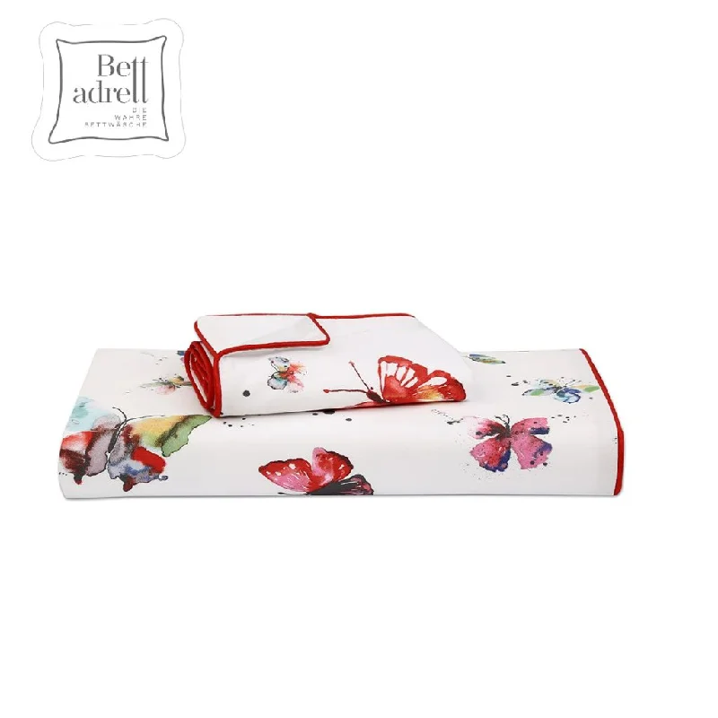 Boho - style duvet covers with vibrant colors and ethnic patterns400TC 100% Percale Cotton Duvet Cover Set Butterfly