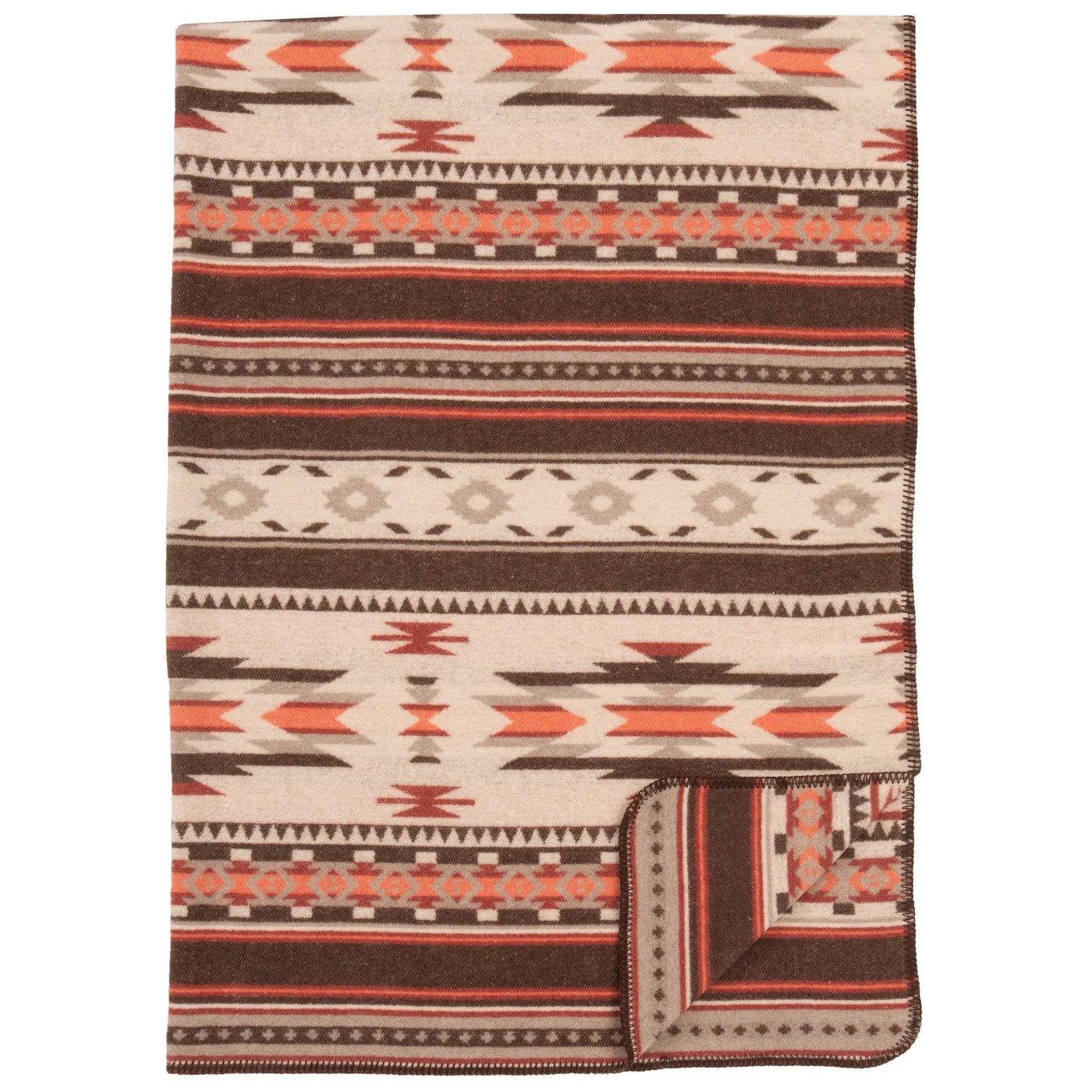 Cotton blankets for breathability and a lightweight feelAlamosa Southwest Throw Blanket