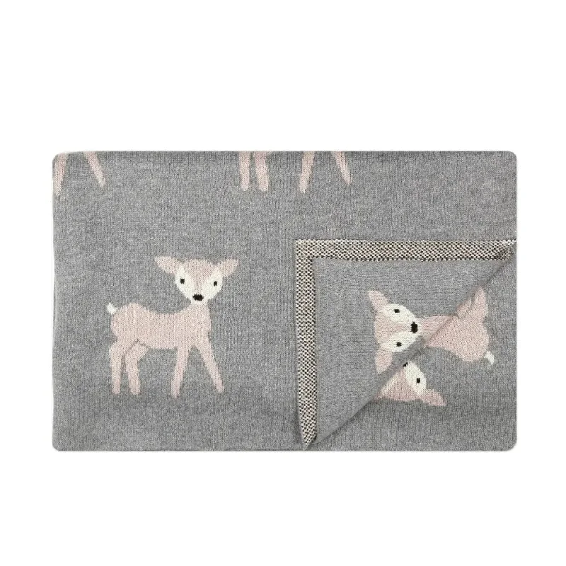 Rayon from bamboo blankets for a silky and breathable feelCotton blanket "bambi"