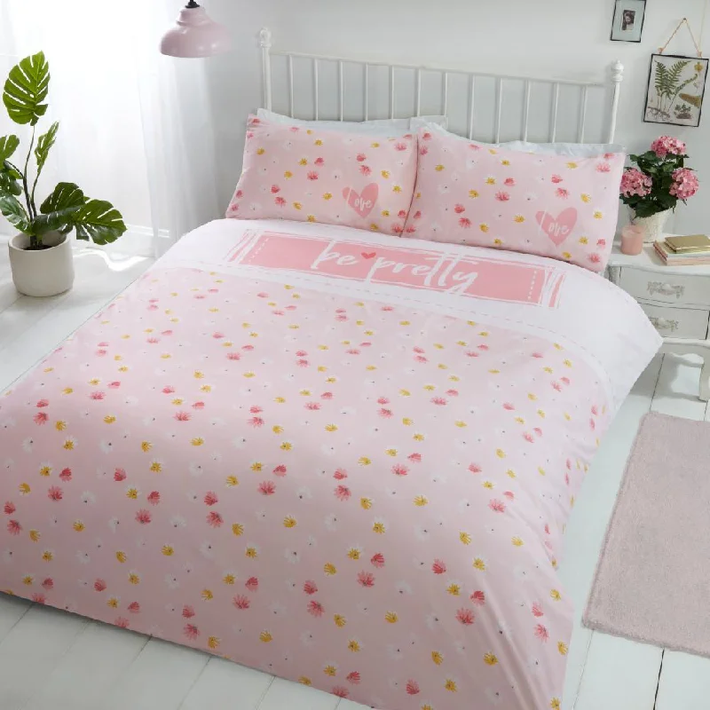 Mid - priced duvet covers with a good balance of quality and costBe Pretty Duvet Cover Set