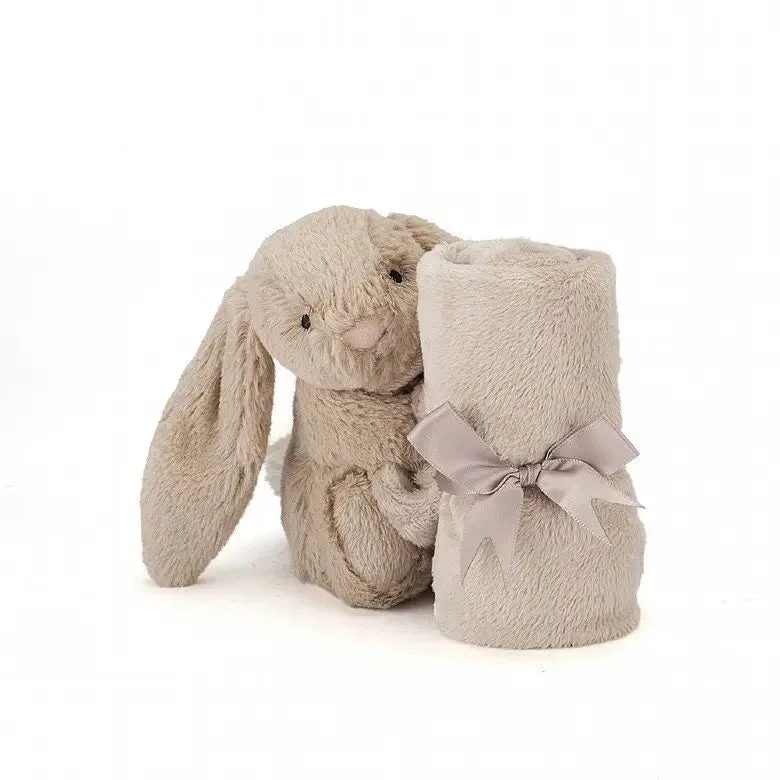 Mohair blankets with a unique sheen and softnessBashful Beige Bunny Soother