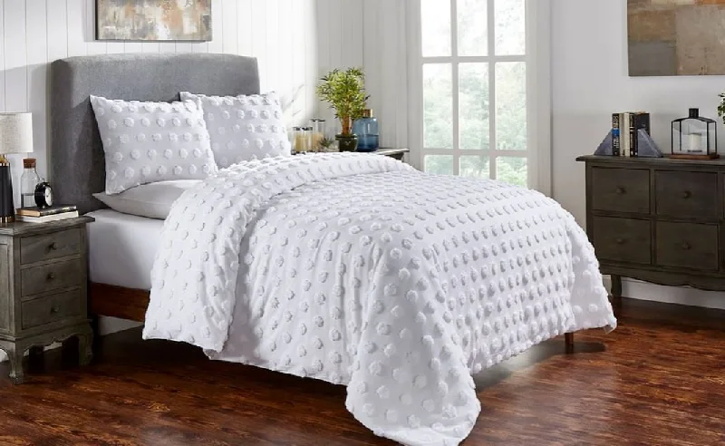 Snap - closure duvet covers for a quick and convenient way to open and closeDUVET COVER SET / CHENILLE