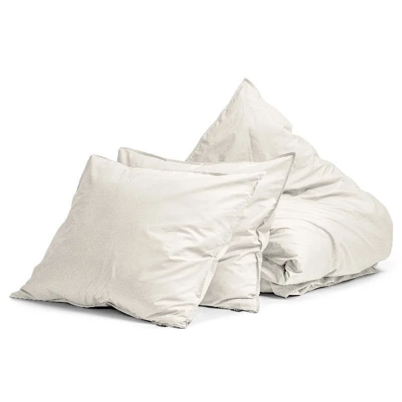 Thermal - regulating duvet covers to keep you warm in winter and cool in summerDeluxe Egyptian Cotton Duvet Cover creme