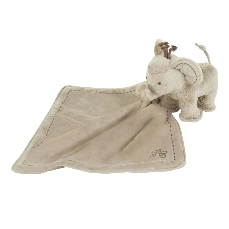 Chenille blankets with a thick and fuzzy textureDoudou elephant beige