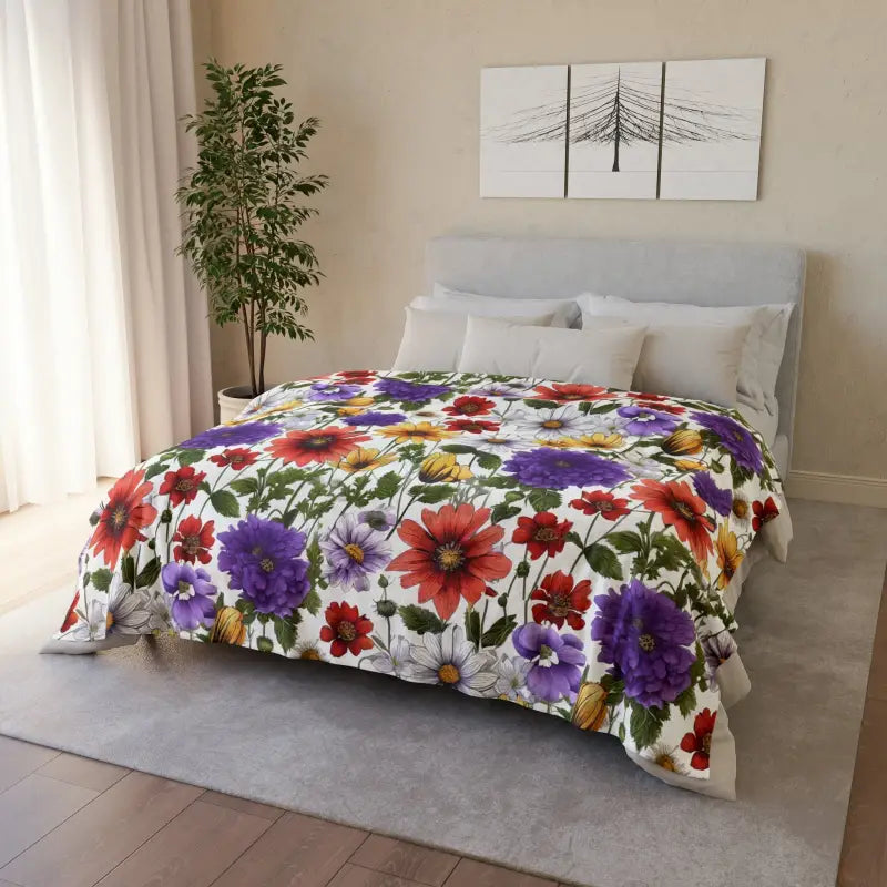 Microfiber blankets that are durable and easy to care forCozy Wildflowers Soft Polyester Blanket for Dreamy Comfort