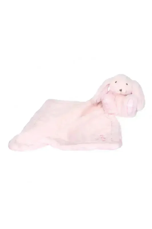 Microfiber blankets that are durable and easy to care forDoudou bunny pink