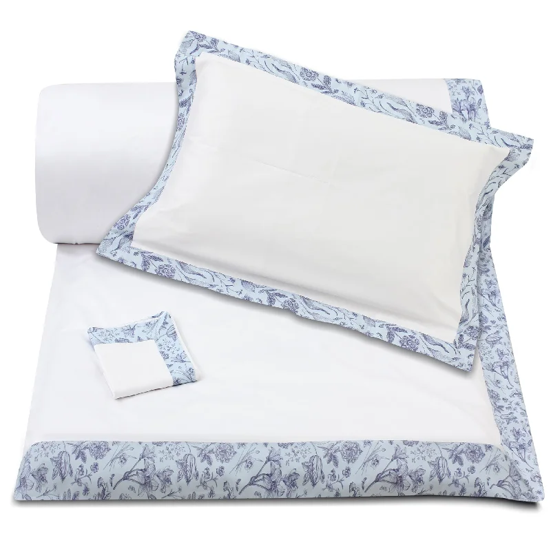 Duvet covers to match a specific bedroom color schemeIndigo Florals Duvet + Pillowcases (600 TC)