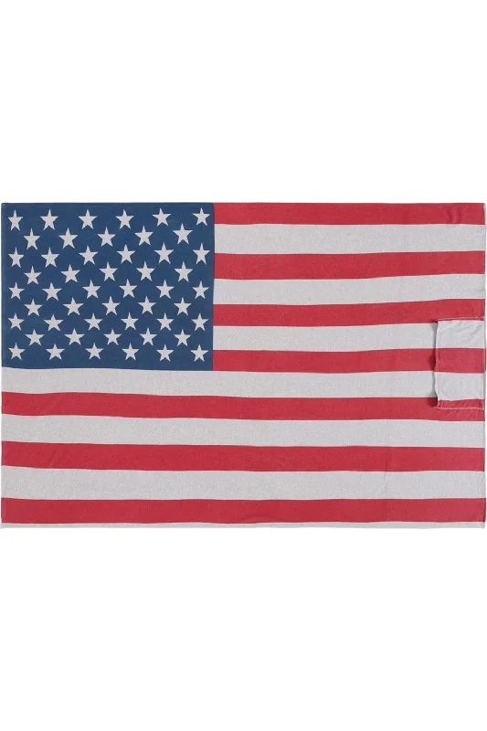 Cotton blankets for breathability and a lightweight feelJ. America Triblend Fleece Blanket