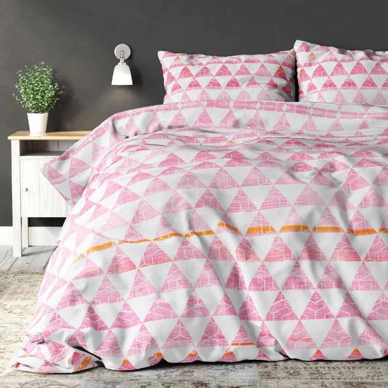 Minimalist - style duvet covers with clean lines and simple designsJade Duvet Cover - Pink