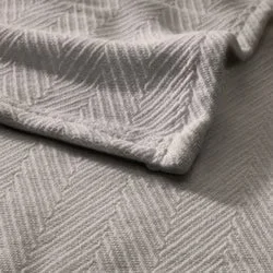 Rayon from bamboo blankets for a silky and breathable feelMosman Stone Blanket