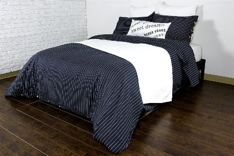 Queen - size duvet covers for standard queen - sized mattressesDUVET COVER SET / NORRIS