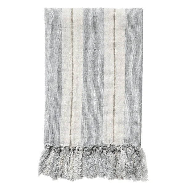 Chenille blankets with a thick and fuzzy texturePom Pom at Home Laguna Blanket