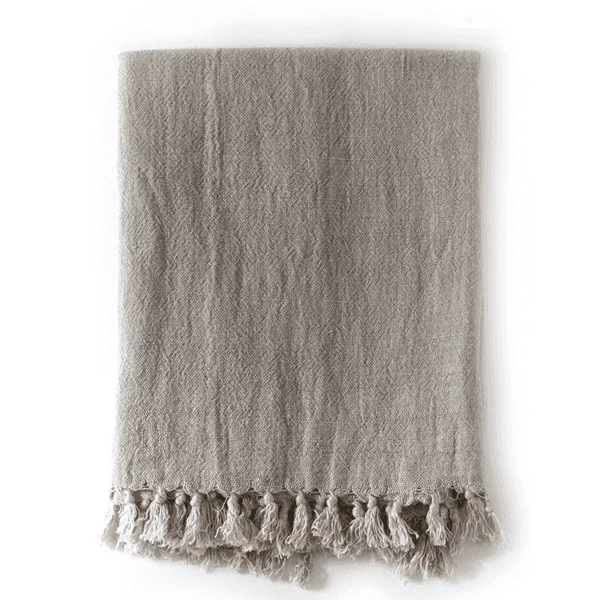 Acrylic blankets for a soft and affordable alternativePom Pom at Home Montauk Blanket - Natural