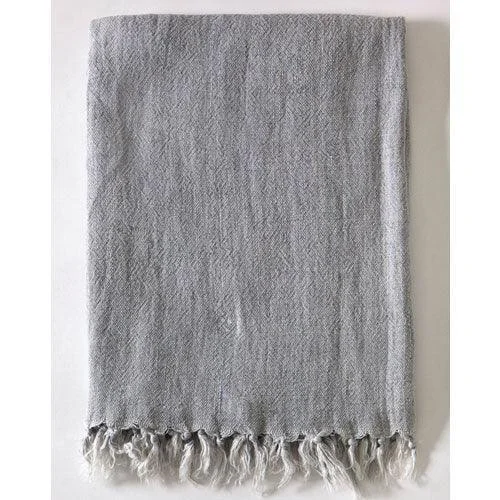 Bamboo fiber blankets with natural antibacterial propertiesPom Pom at Home Montauk Blanket - Ocean