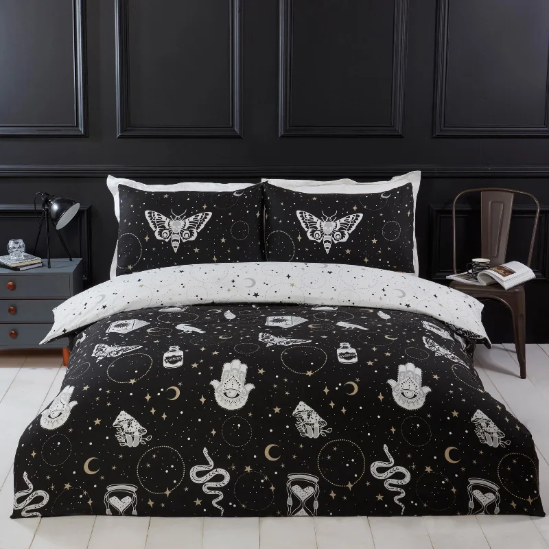 Geometric - patterned duvet covers for a modern and stylish lookSo Soft Gothic Magick Duvet Cover Set