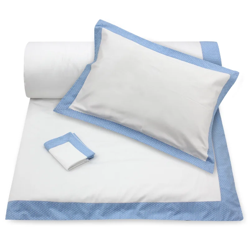 High - end luxury duvet covers for a top - tier sleep experienceTiny Squares Duvet + Pillowcases (600 TC)