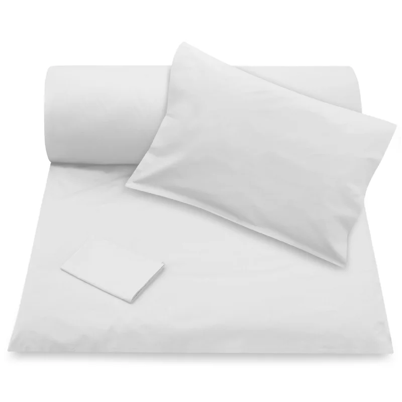 California king - size duvet covers for the extra - long and wide California king bedsWhite Duvet Cover + Pillowcases (350 TC)