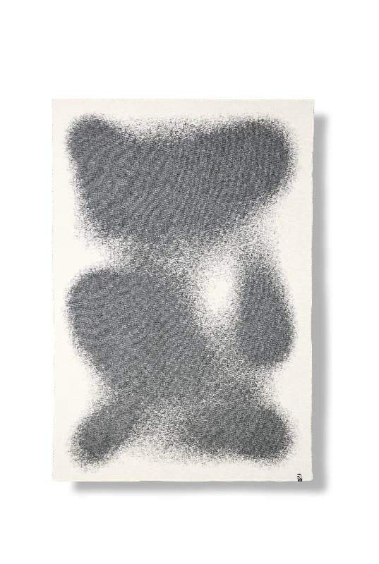 Fleece blankets for a cozy and plush textureWool Blanket "Graphite Dust" by Felix Pfäffli