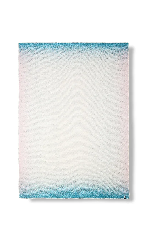 Cashmere blankets for ultimate softness and luxuryWool Blanket "Mirrored Gradients" by Felix Pfäffli