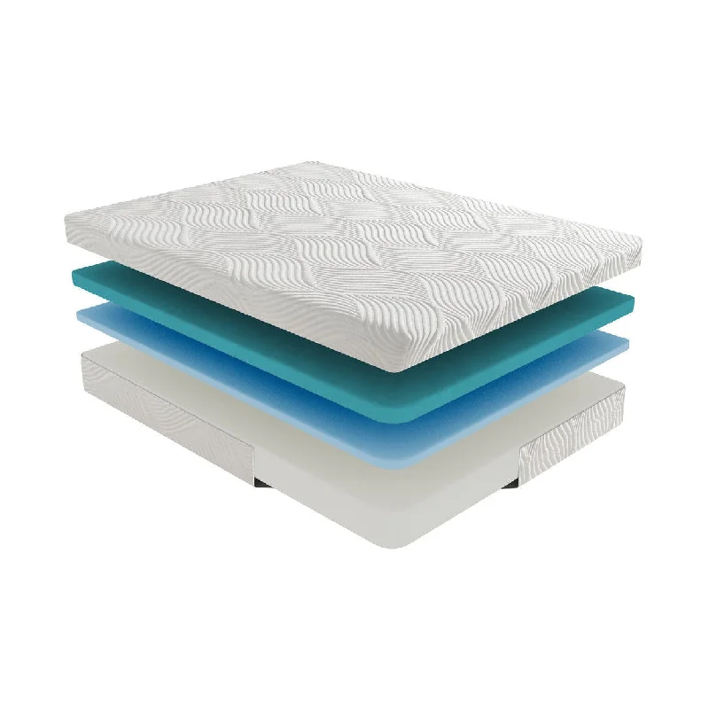 Natural latex and organic cotton blend mattressesHomelegance Vega 10" Full Gel-Infused Memory Foam Mattress