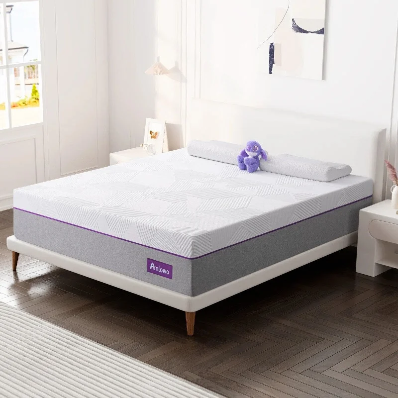 Innerspring mattresses with coil counts for support10'' Medium Gel Memory Foam Mattress