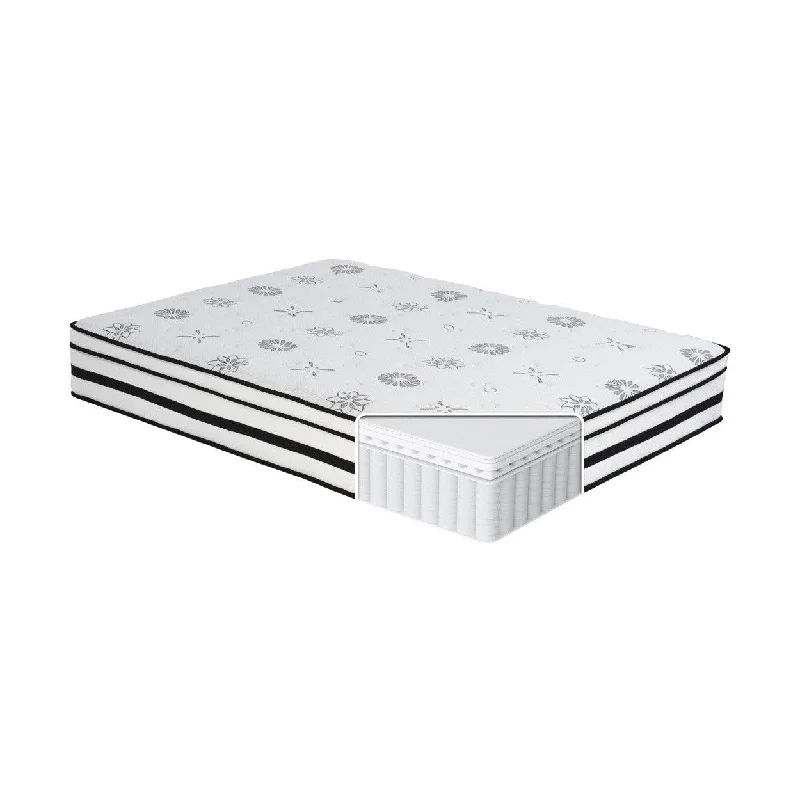 Latex mattresses with natural bounce and breathabilityHomelegance Vela 12" California King Hybrid Mattress