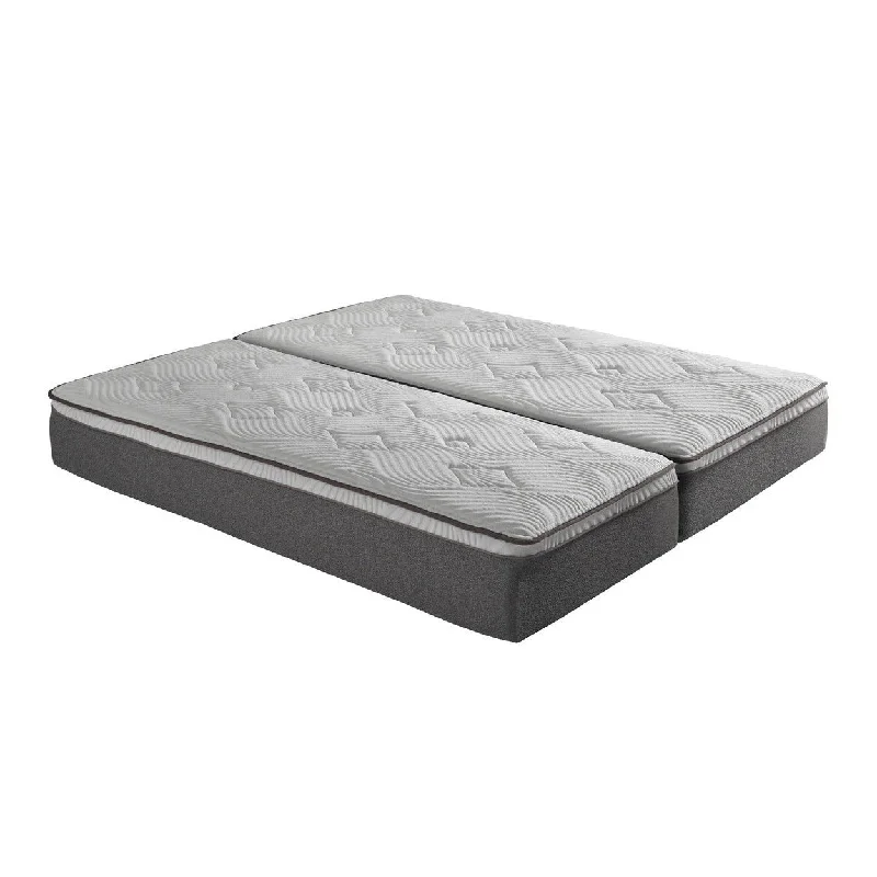 Latex mattresses with natural bounce and breathabilityHomelegance Altair 12" Split Eastern King Mattresses (2 X Twin Xl)