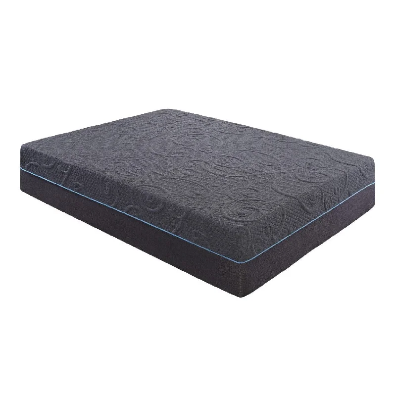 Gel - infused memory foam mattresses for cooler sleepHomelegance Mira 14" Eastern King Gel-Infused Memory Foam Hybrid Mattress