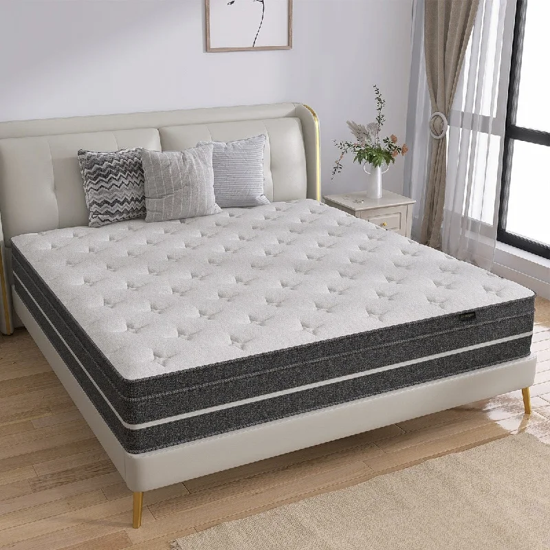 Organic cotton mattresses for a chemical - free sleep surface14 Inch Mattress Gel Infused Memory Foam Hybrid Pocket Coils