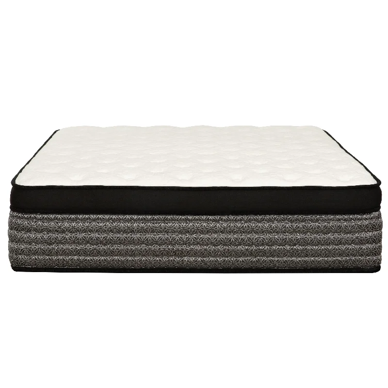 King - size mattresses for spacious master bedrooms16 in. Pocket Coil Hybrid Mattress, Euro Top Gel-Memory Foam Mattress