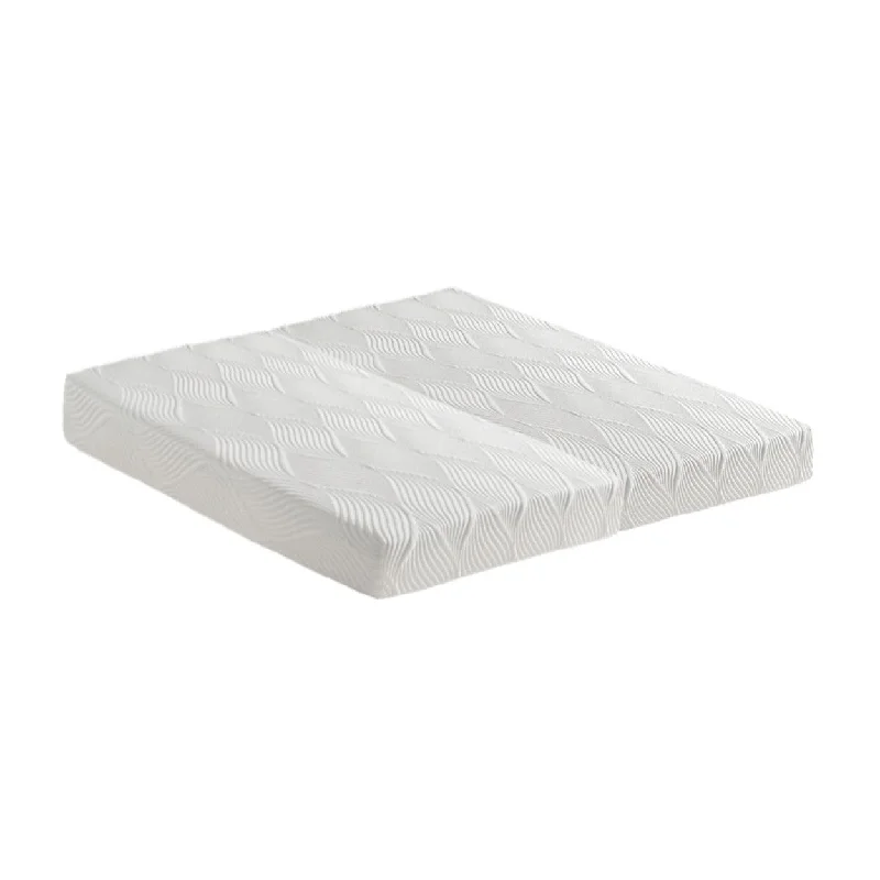 Organic cotton mattresses for a chemical - free sleep surfaceHomelegance Vega 10" Split California King Gel-Infused Memory Foam Mattress(2-Piece)