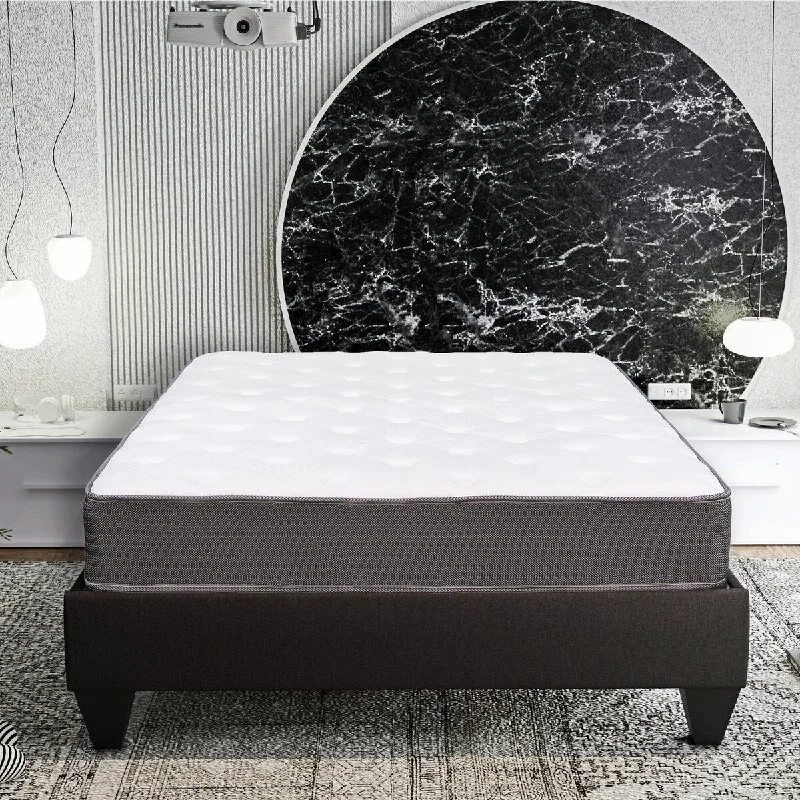 Innerspring mattresses with coil counts for support8 in. Pocket Spring Hybrid Mattress in a Box, Gel Memory Foam Mattress