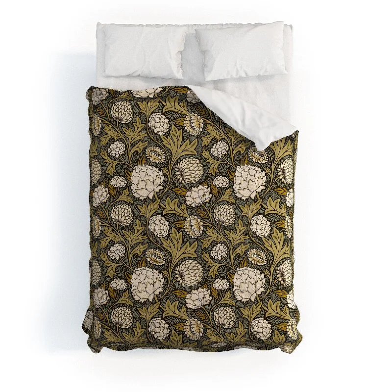 Silk - filled comforters for a luxurious and smooth touchAvenie Countryside Garden Floral Made To Order Full Comforter