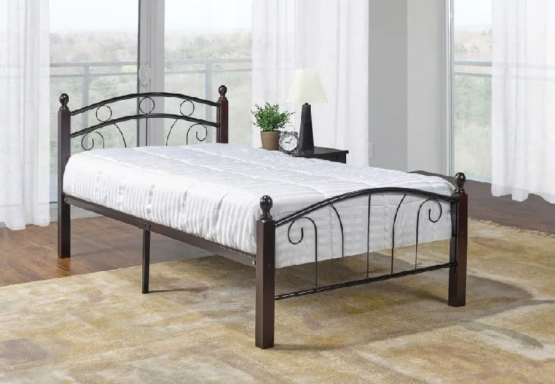 Organic cotton mattresses for a chemical - free sleep surfaceBlack Dark Cherry Posts Metal Bed