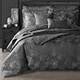 Goose down comforters known for their superior quality and insulationBlossom Comforter — Grey, King 5-piece