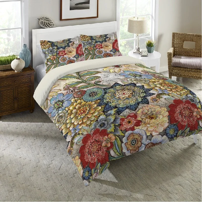 Full - size comforters suitable for full - sized beds in guest rooms or small bedroomsBoho Bouquet Twin Comforter